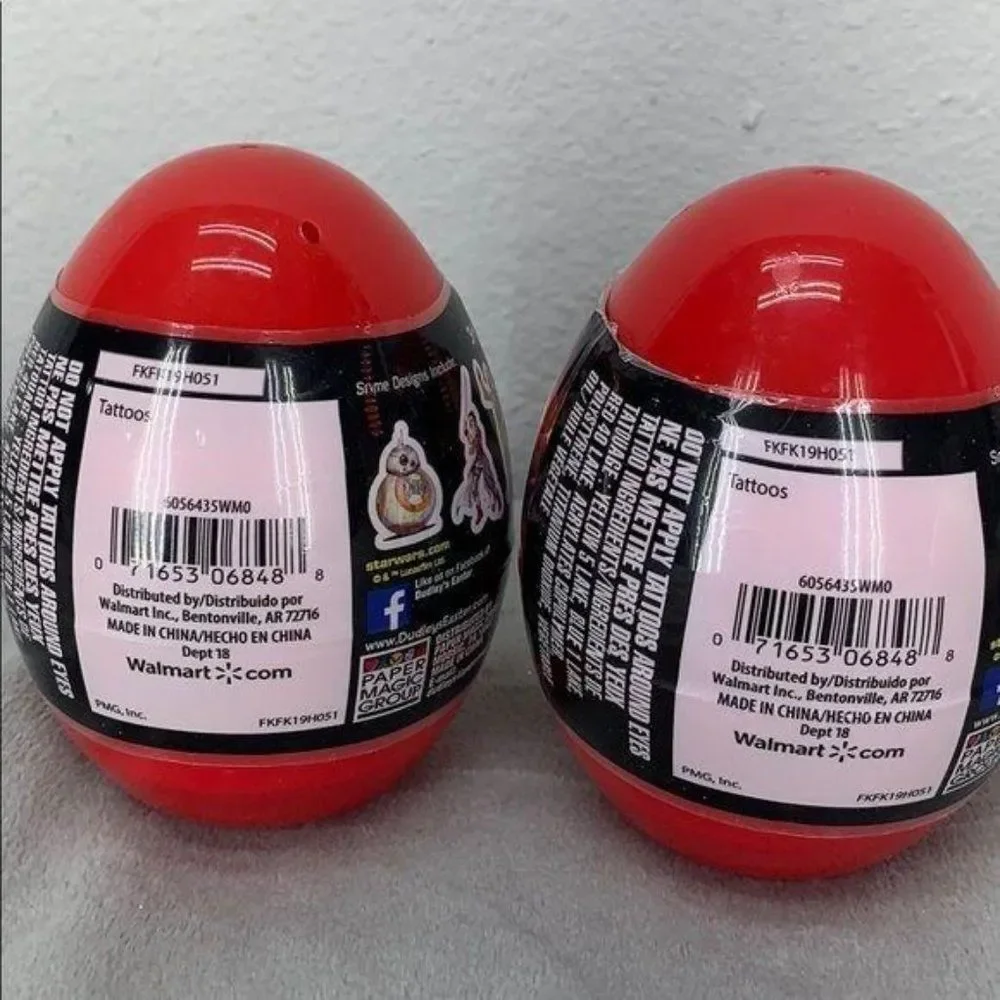 Easter Egg Hiding Disney Star Wars and Toy Story Egg Tattoo‎ Lot